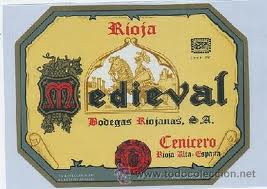 Etiqueta Vino Medieval Rioja