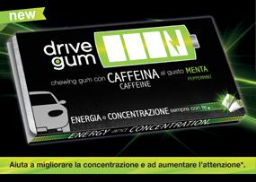 Drive gum cafeína