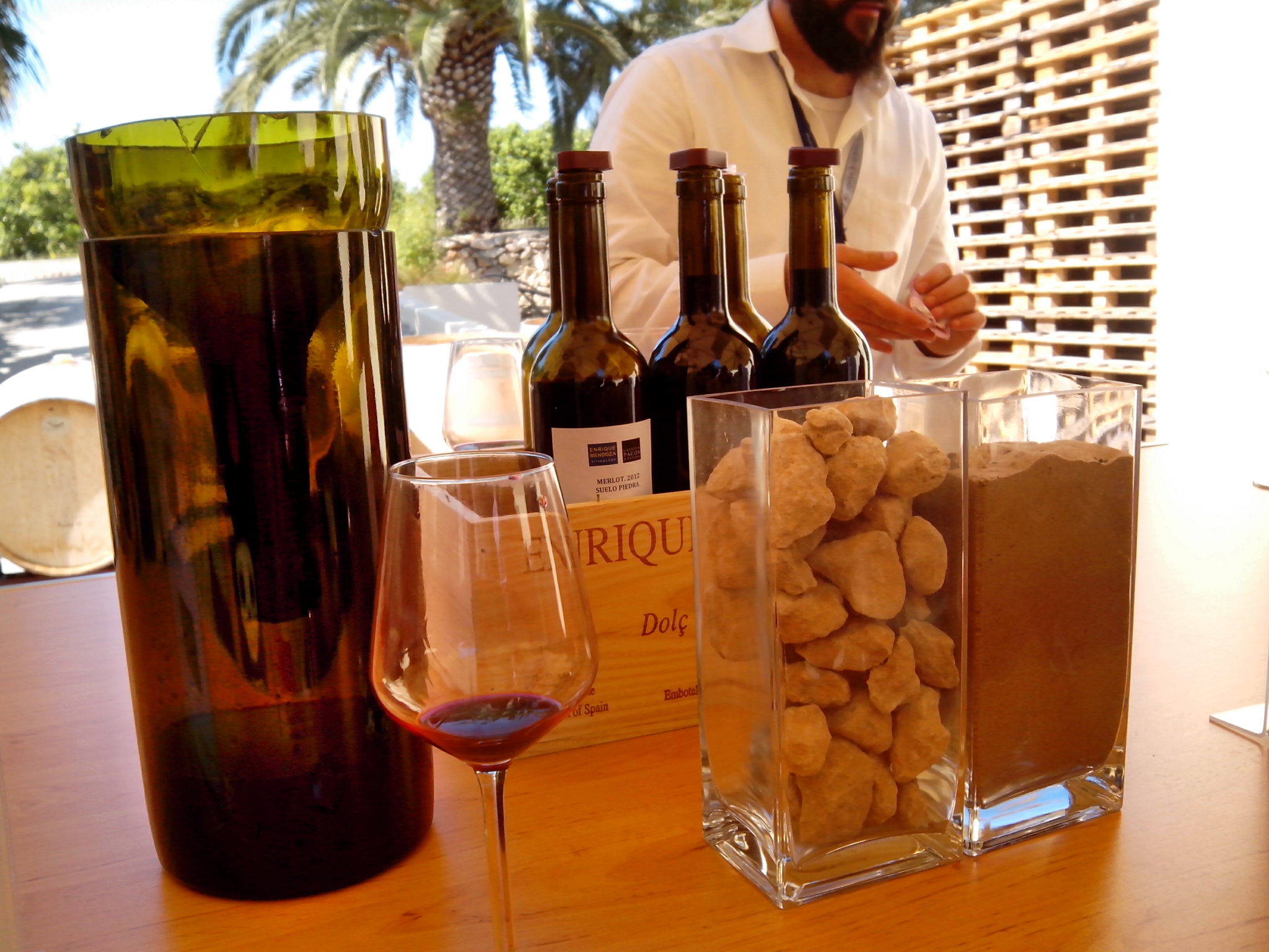 Vino de suelos de arena vs. suelos de piedra
