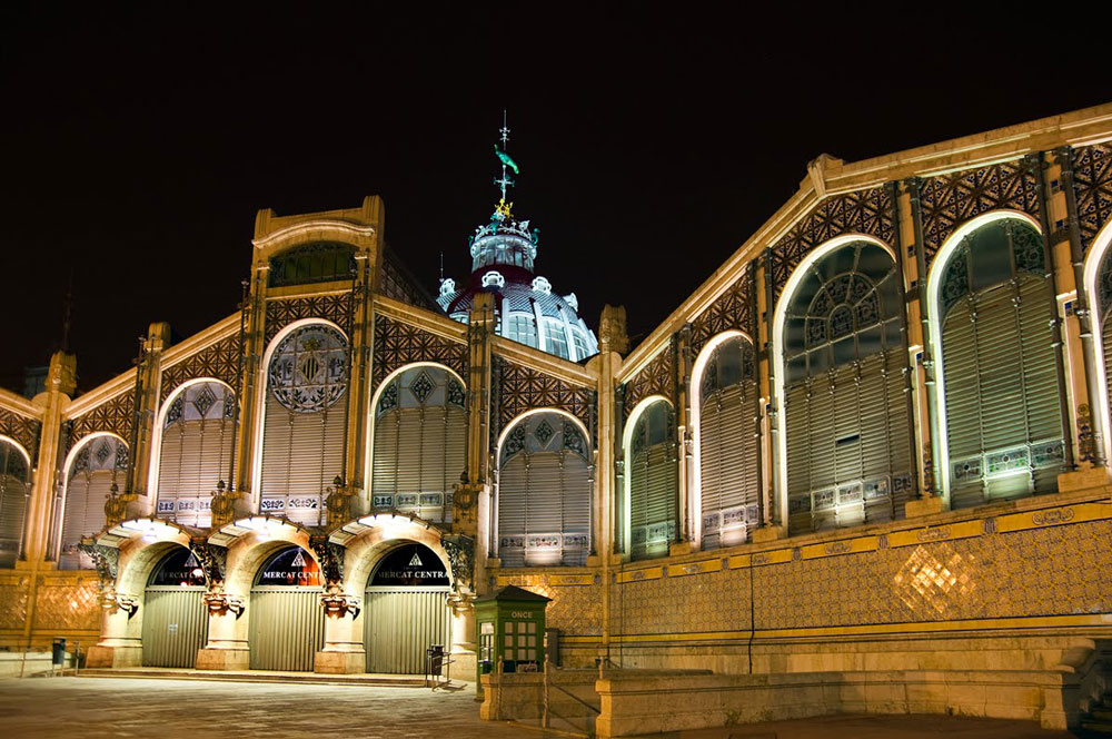 Exterior del Mercado Central de Valencia