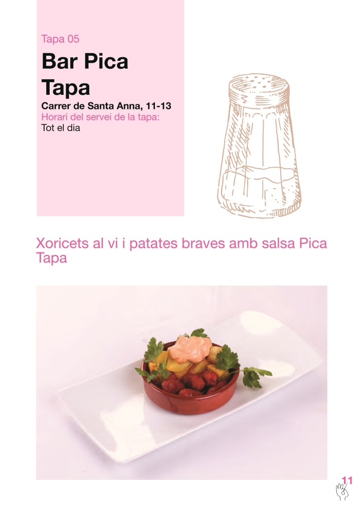 A pesar de que servían la misma tapa del año pasado y que no lo habíamos seleccionado, no pudimos resistirnos a dejarnos caer. Es que las bravas y los choricitos tiran mucho... ;-)