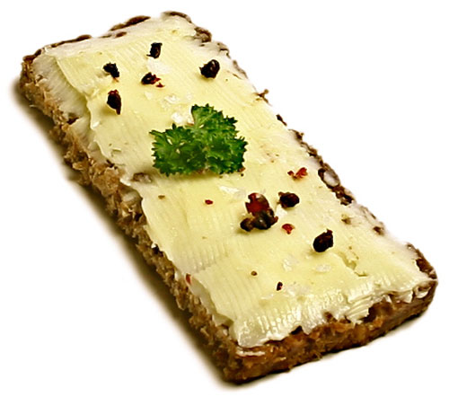 Pan alemán con mantequilla