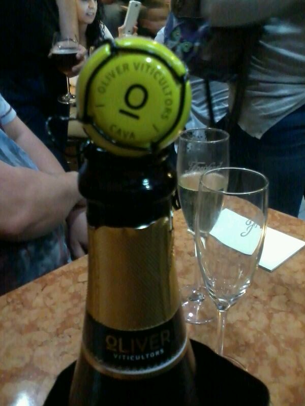 Cava Sadurní Oliver reserva.