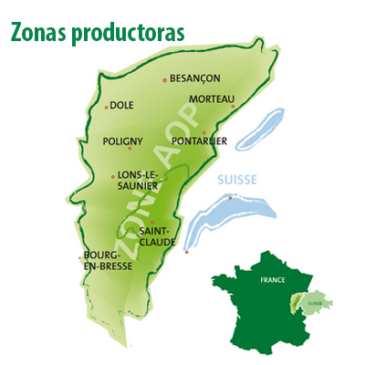 Zonas productoras queso Compté