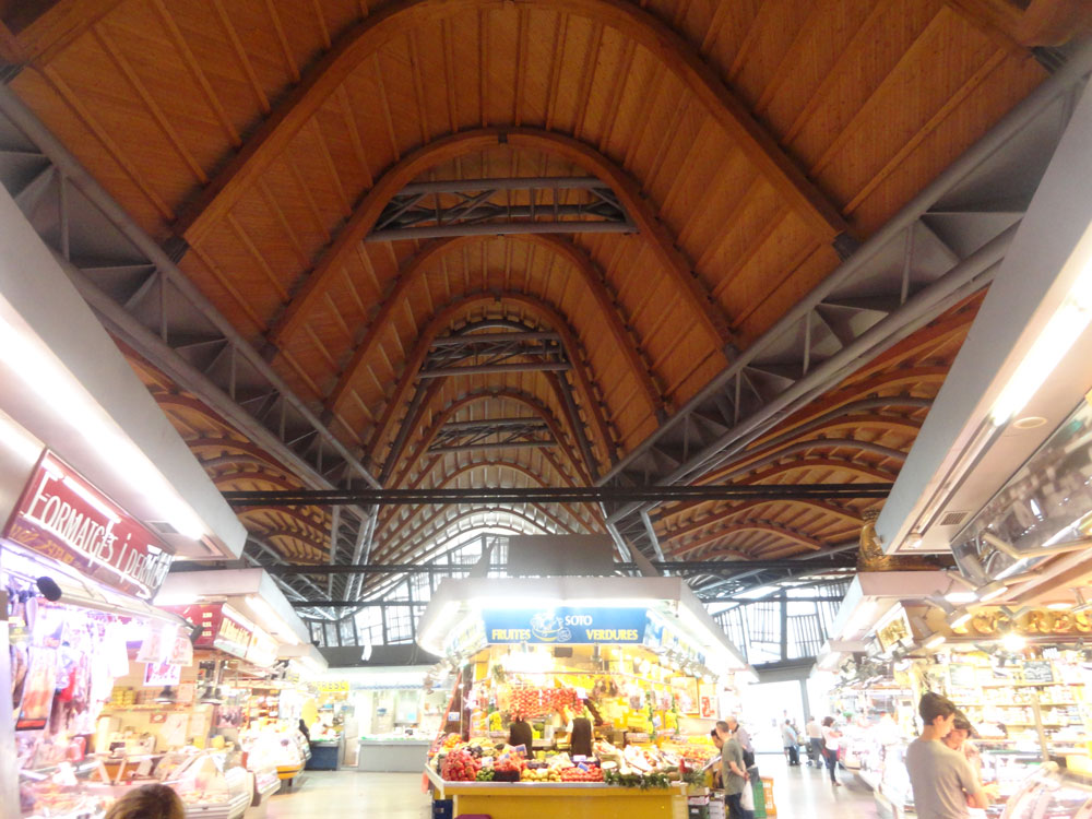 Interior del mercado