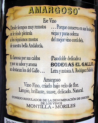Aunque alguna bodega se decanta directamente por la literatura pura y dura ;-)