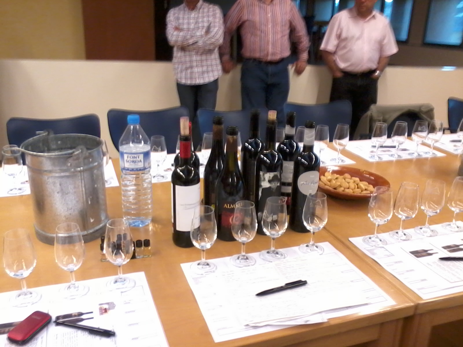 orden de los vinos