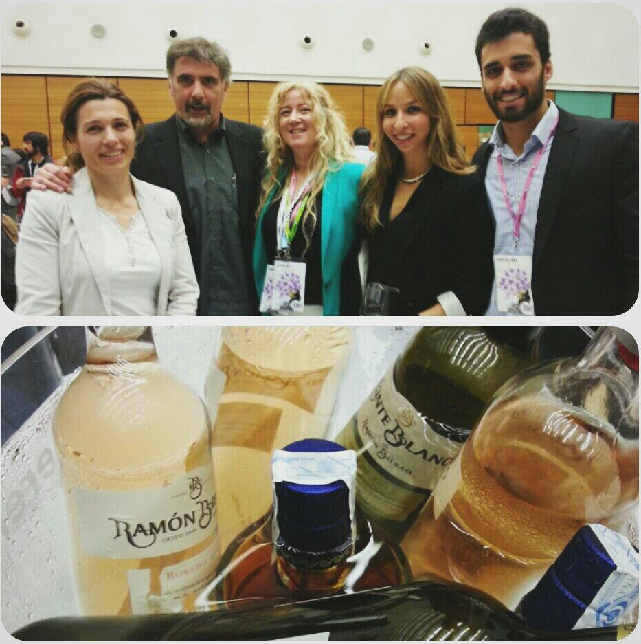 Con los representantes de Ramón Bilbao
