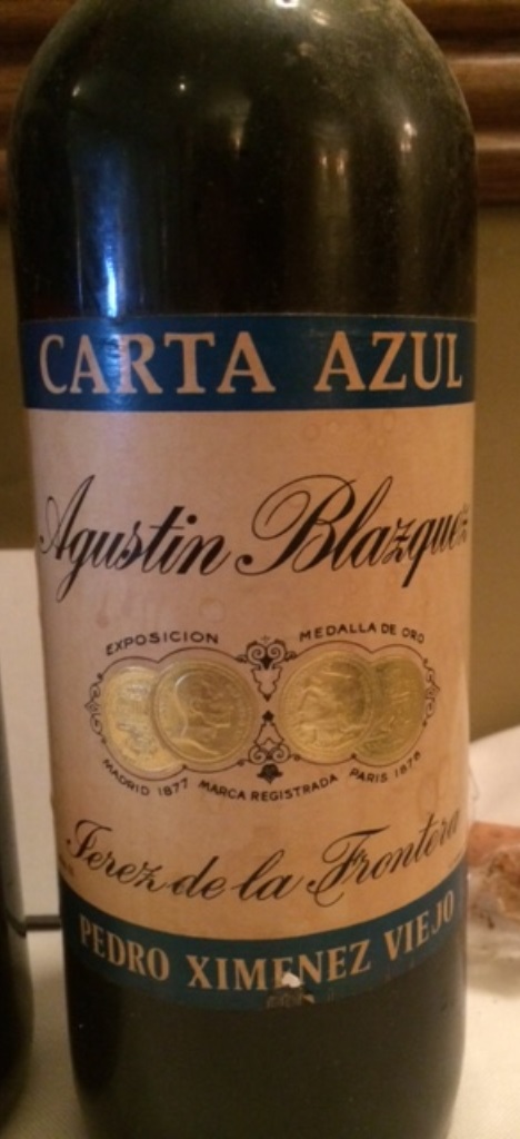 Carta Azul PX Viejo