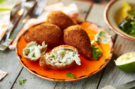 Coxinha de pollo