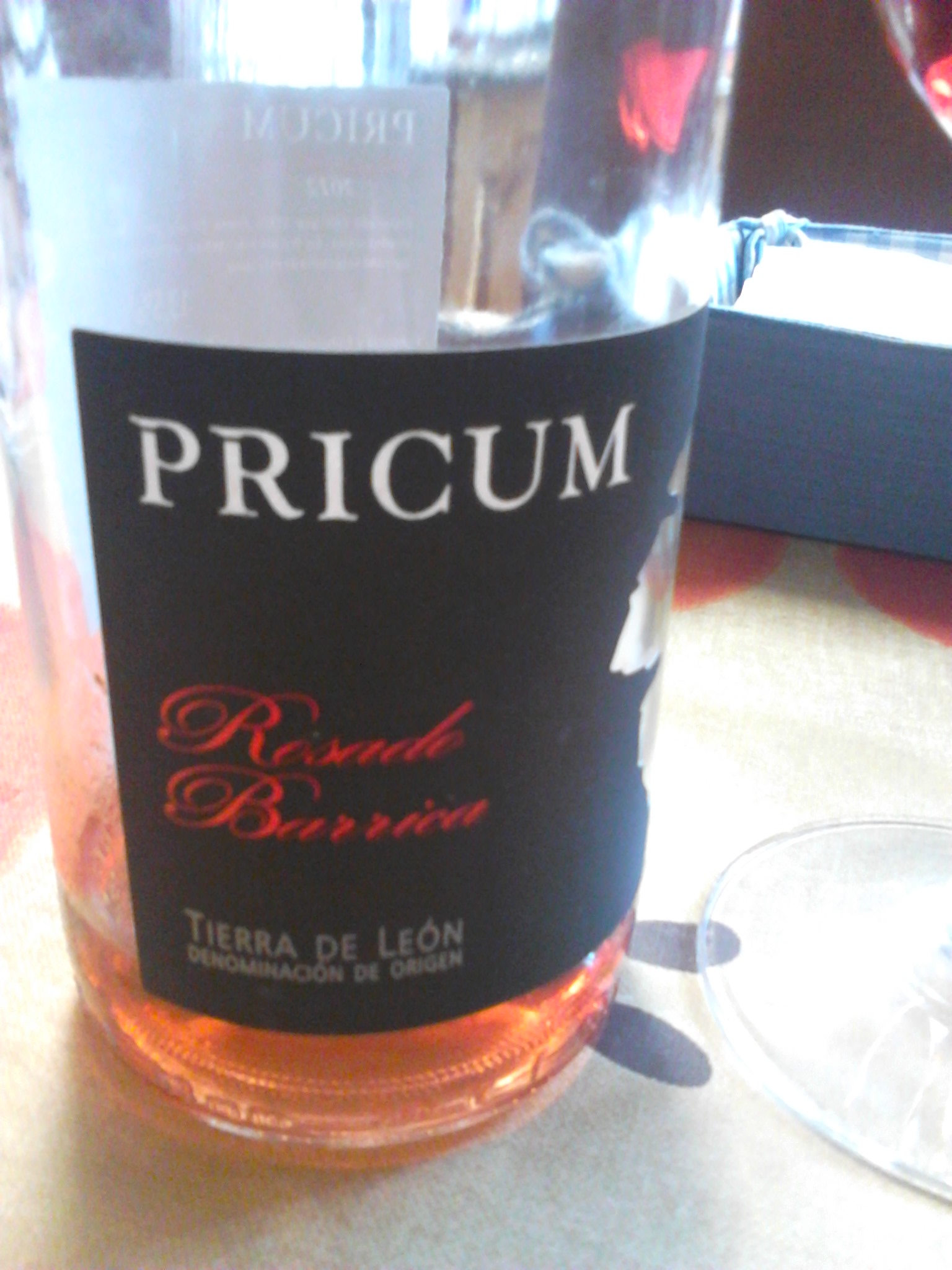 Pricum Rosado Fermentado en Barrica 2012