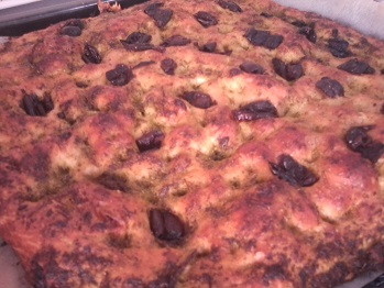 Focaccia horneada