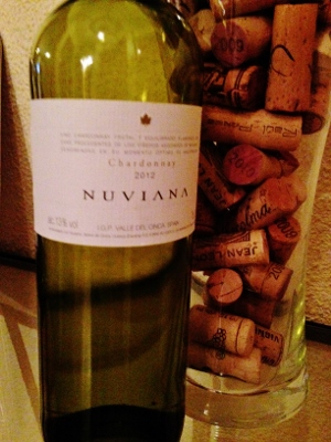 Y la agradable sorpresa: Nuviana Chardonnay 2012