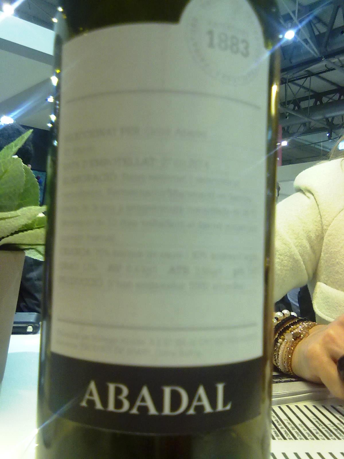 Abadal sigue con su gama Paisatges, aunque todavía no está a la venta, que yo sepa.