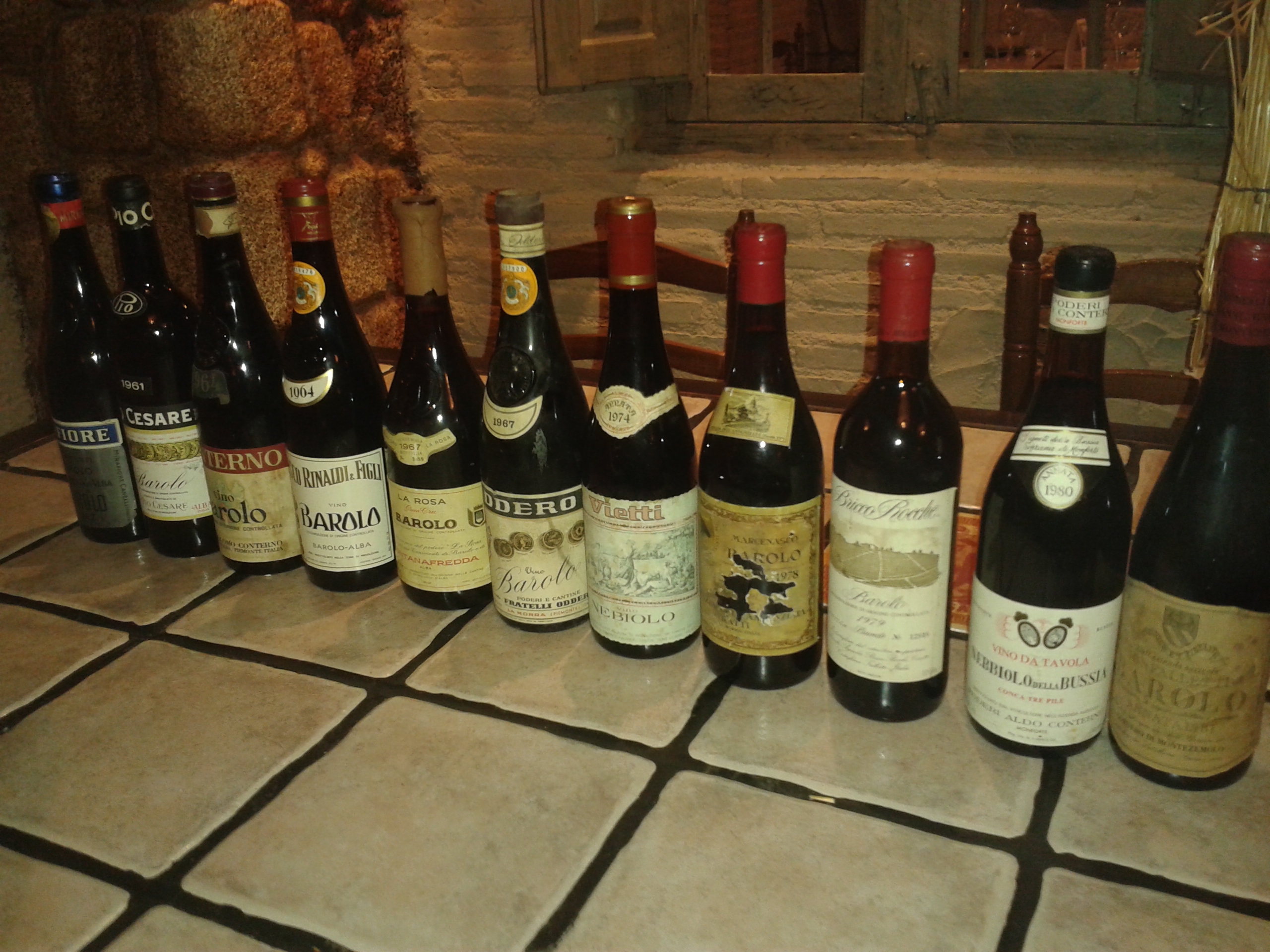 Gran cata de Barolos viejos