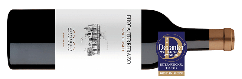 Botella Finca Terrerazo 2011 Decanter International Trophy Red Spanish Varietals over 15