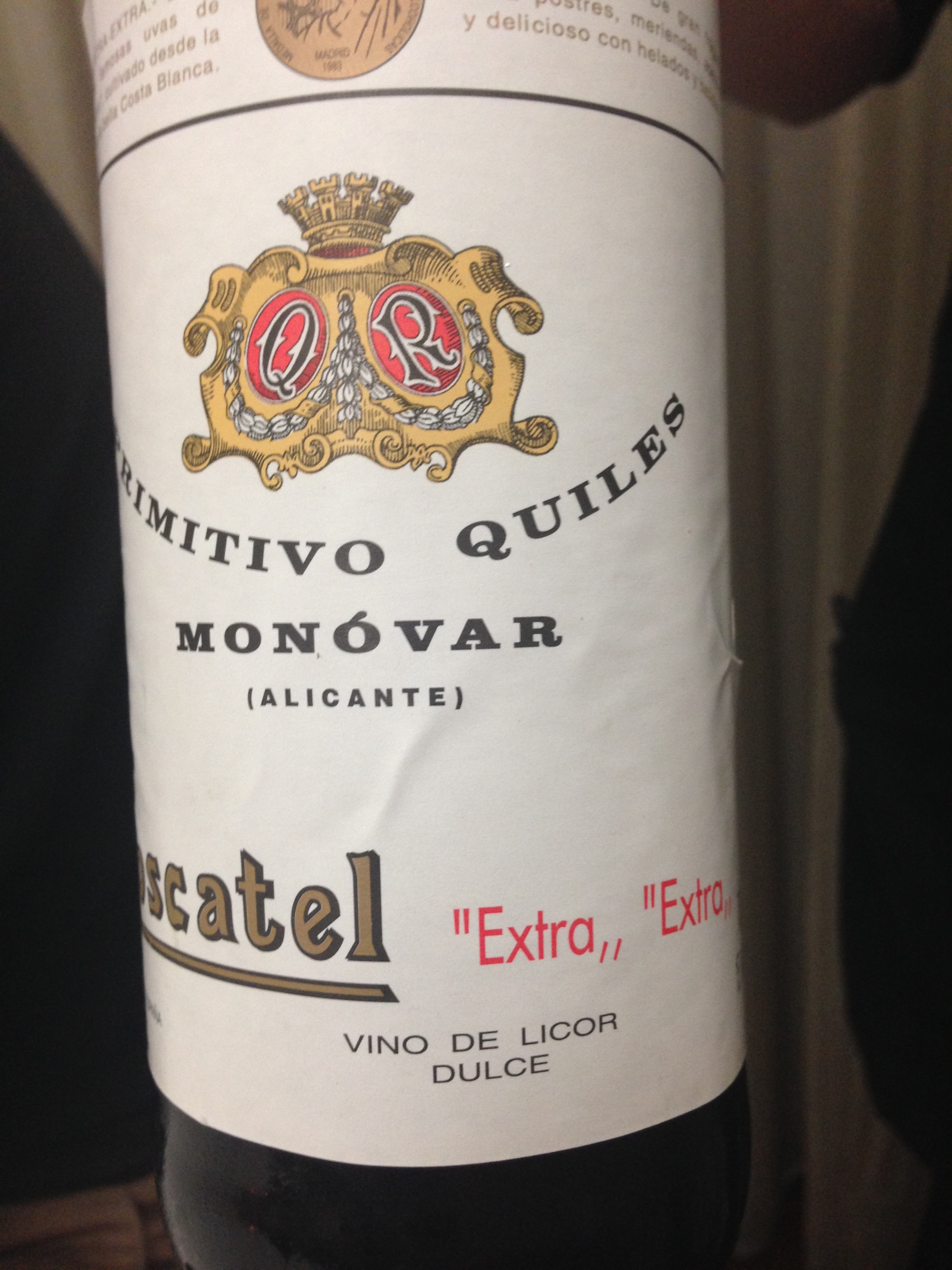 Moscatel Primitivo Quiles
