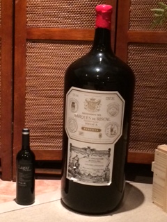 botellon 26 litros marques de Riscal