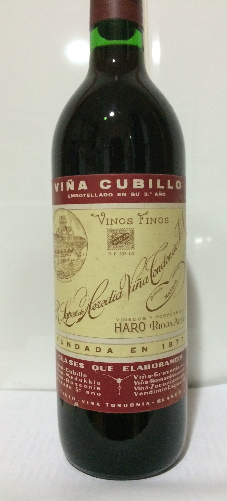 Viña Cubillo 3er. Año