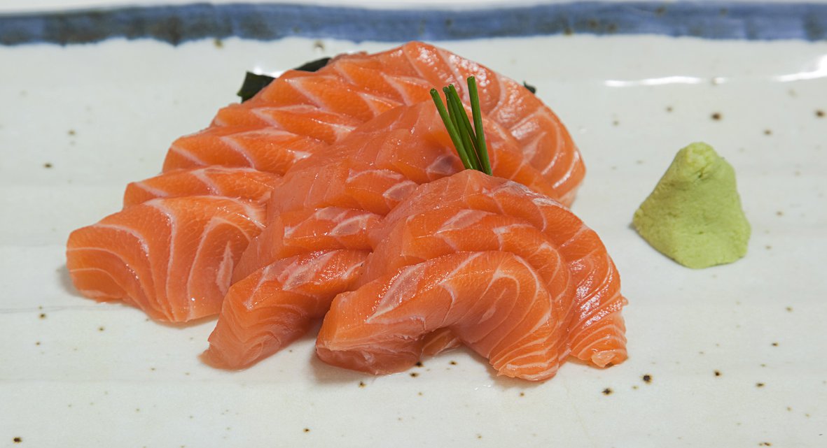 Shashimi de salmón de Ricardo Sanz