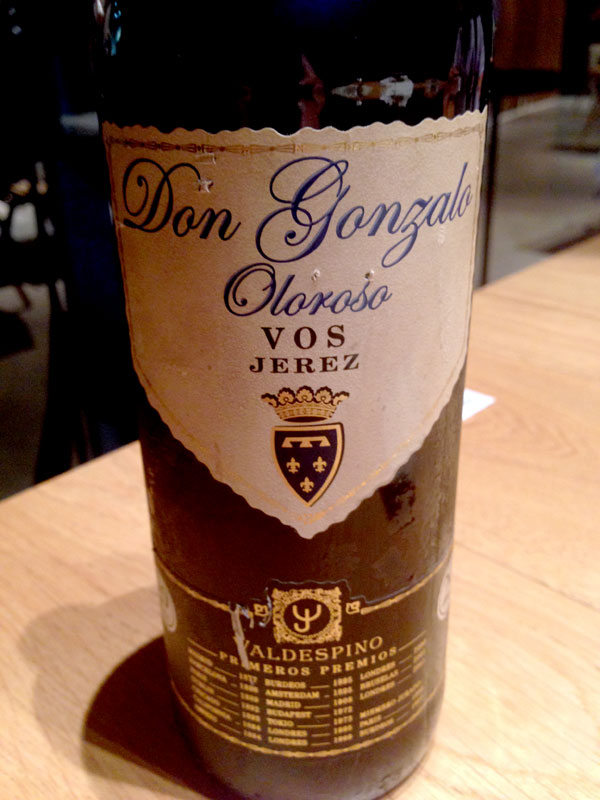 Don Gonzalo de Valdespino Oloroso VOS