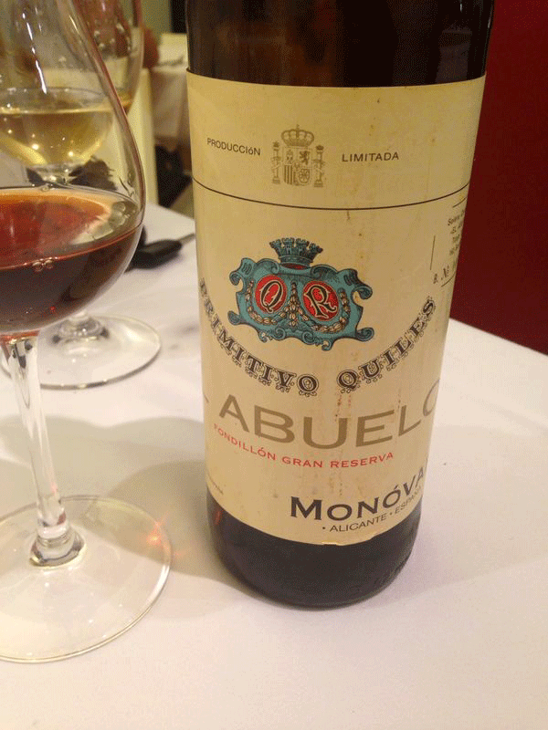 El Abuelo Fondillón Gran Reserva