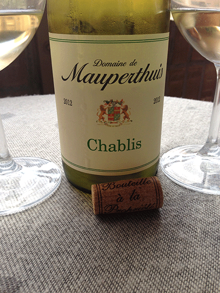 Domaine de Mauperthuis Chablis 2012