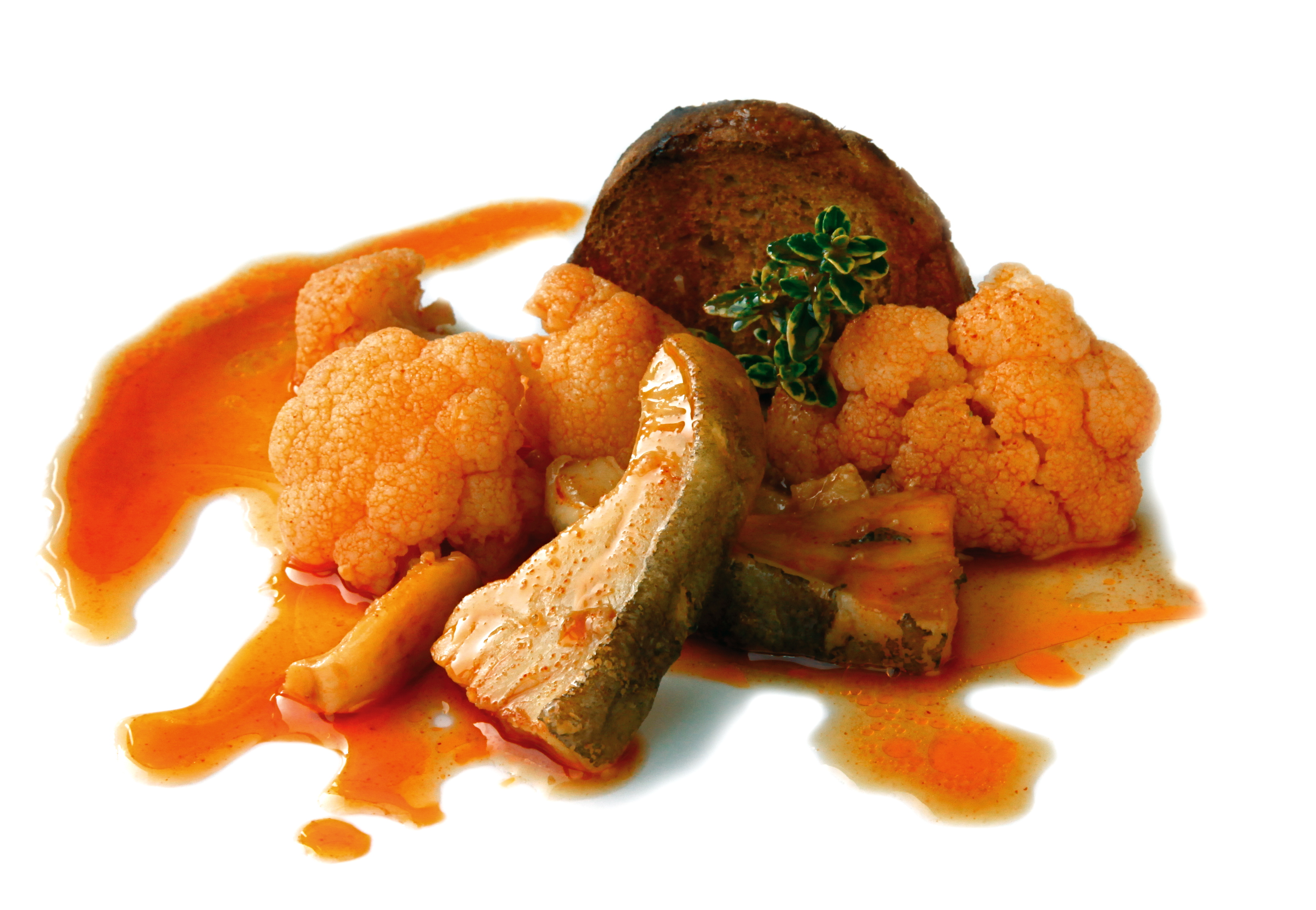 Coliflor con bacalao al ajoarriero