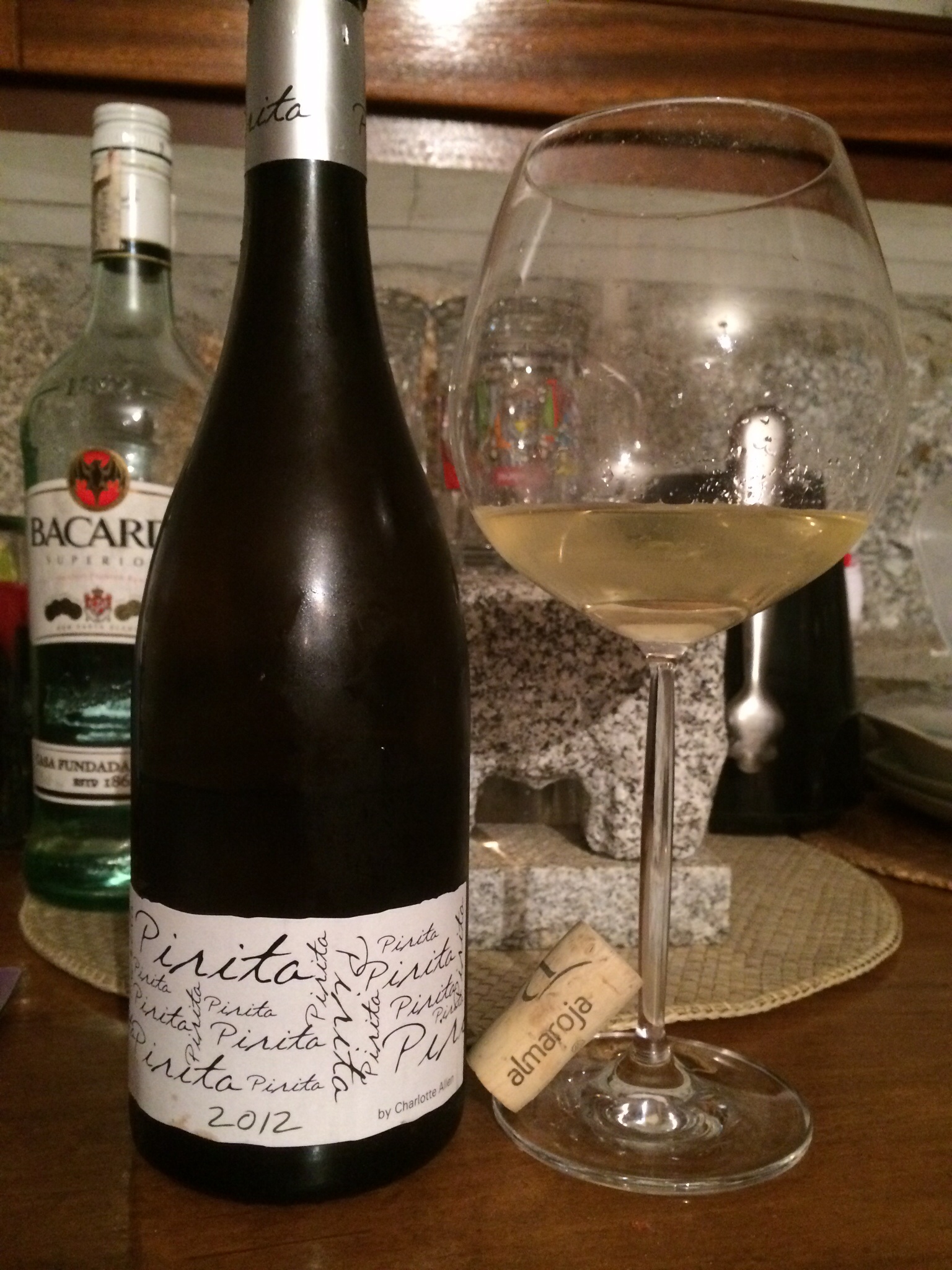 Pirita blanco 2012. DO Arribes.