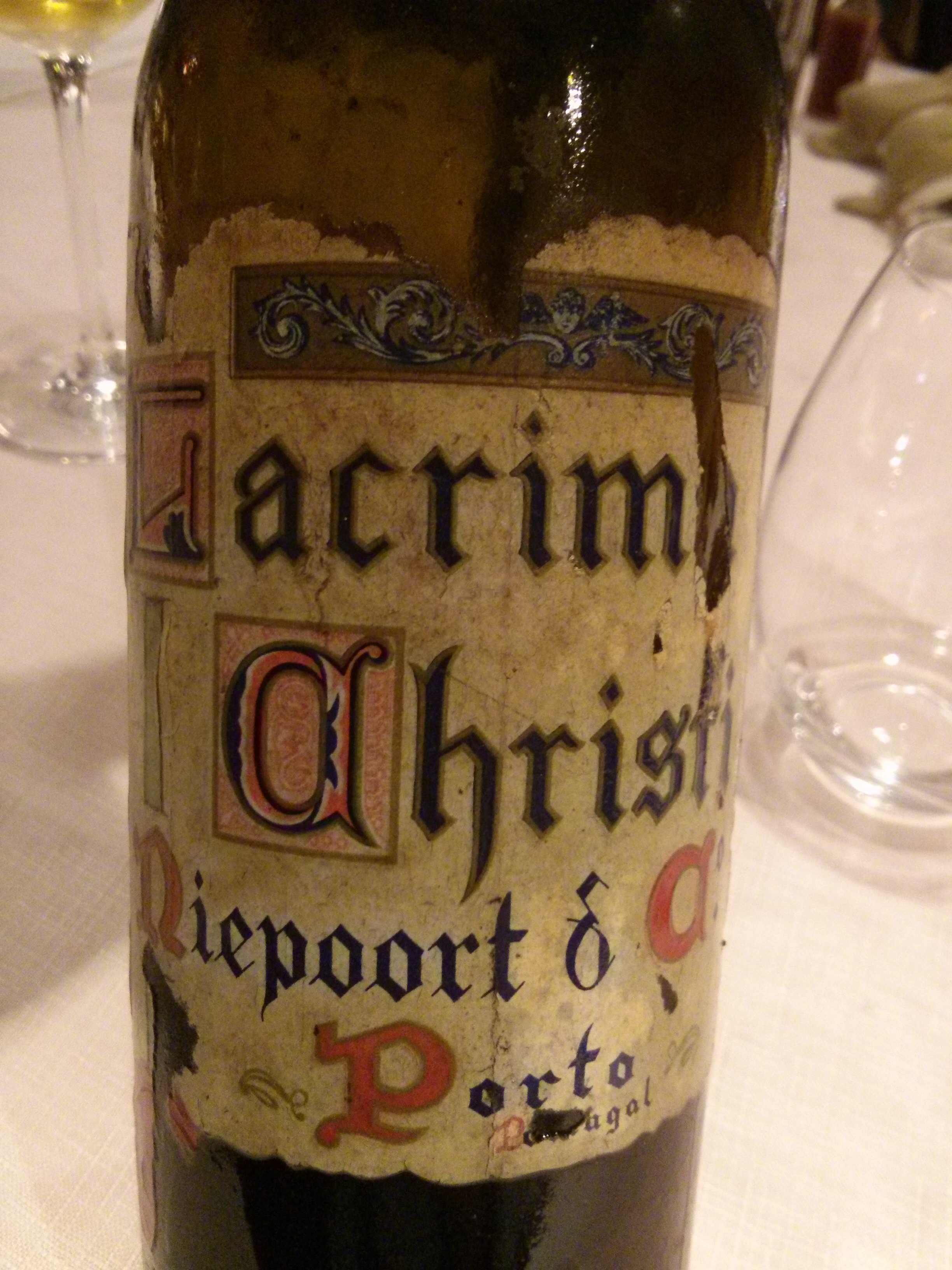Increíble este Lacrima Christi de Niepoort de 1945