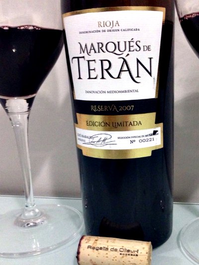 Marqués de Terán Reserva 2007 Edición Limitada