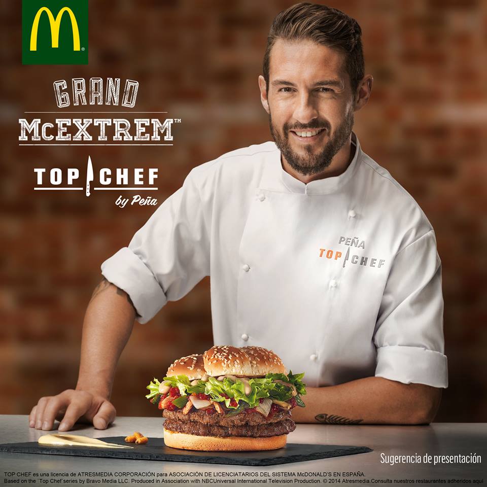hamburguesa peña macdonalds