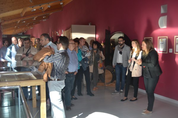 Recorriendo el Museo del Vino de Bodegas Emina