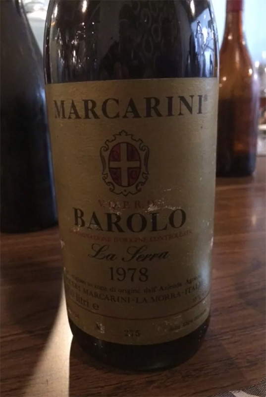 Marcarini Barolo La Serra 1978