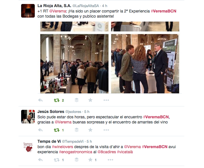 Experiencia Verema Barcelona 2014 #VeremaBCN
