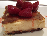 Tarta queso fresas col