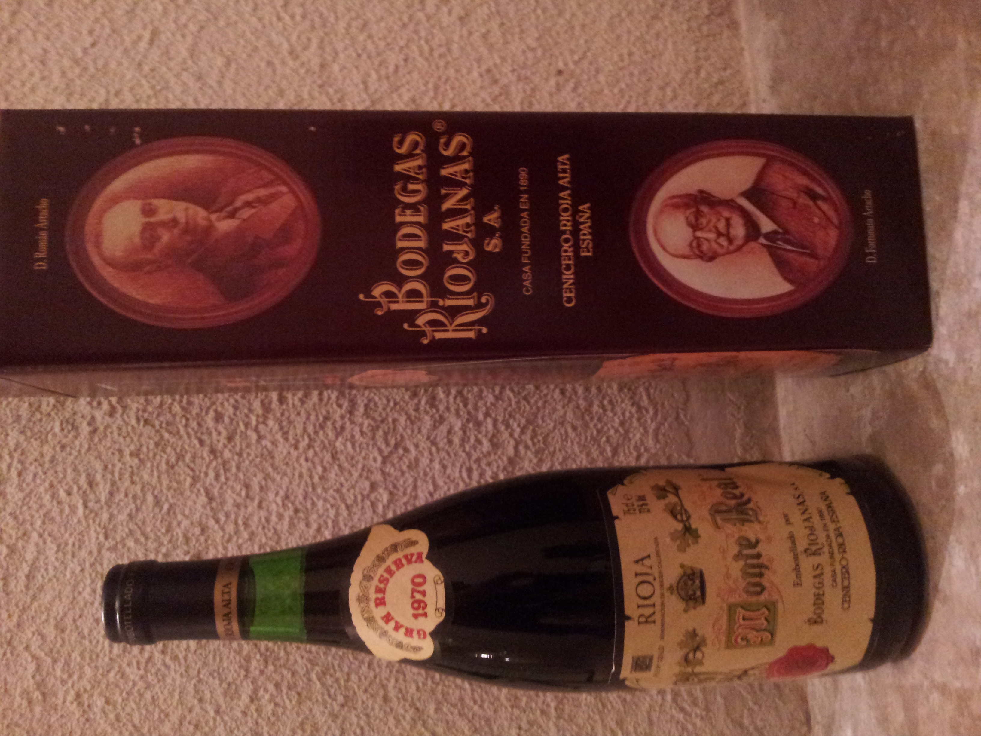 Monte Real Gran Reserva 1970