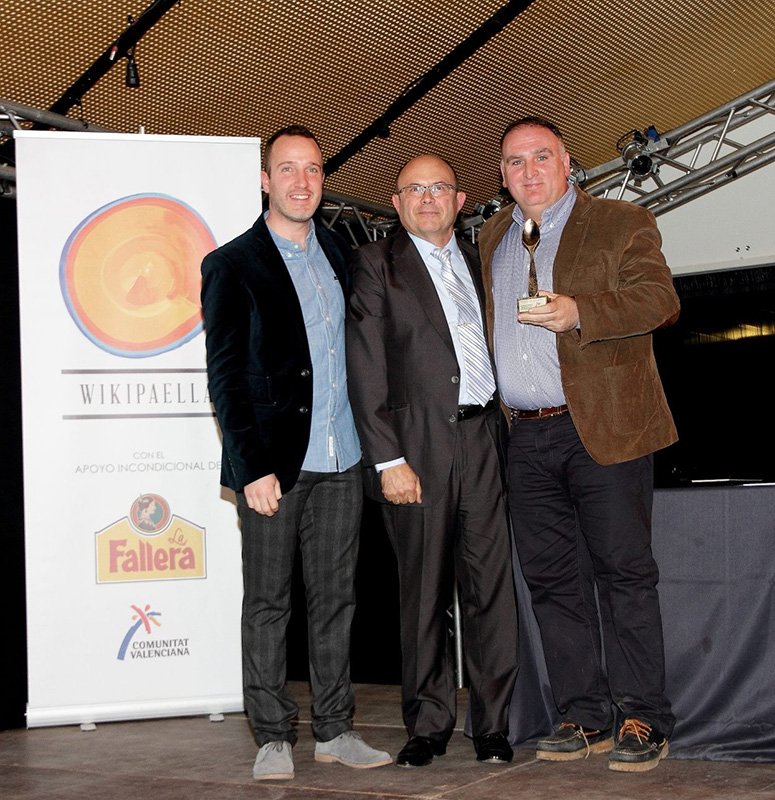 Guillermo Navarro, Rafael Vidal y José Andrés