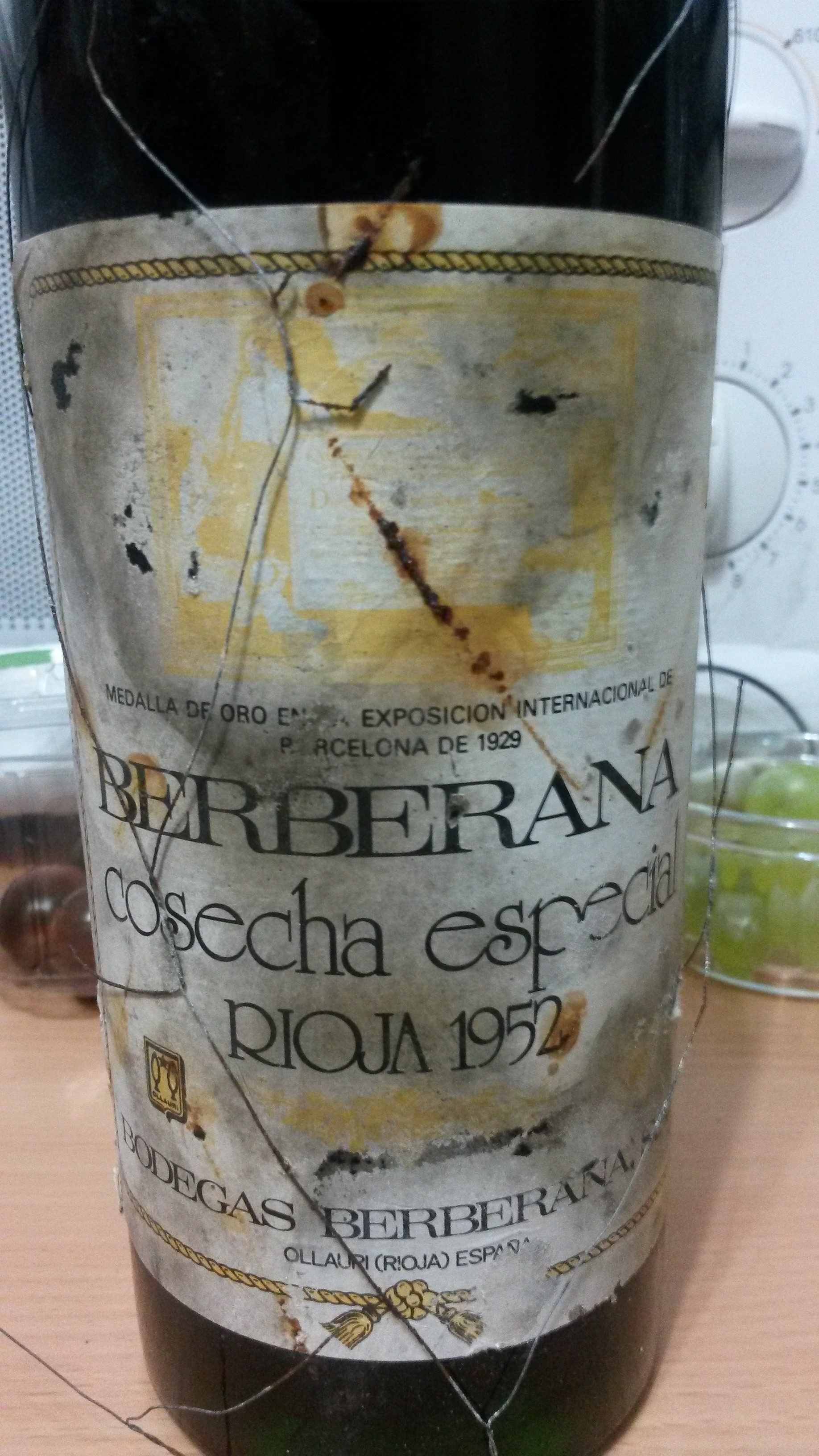 Berberana Cosecha Especial 1952