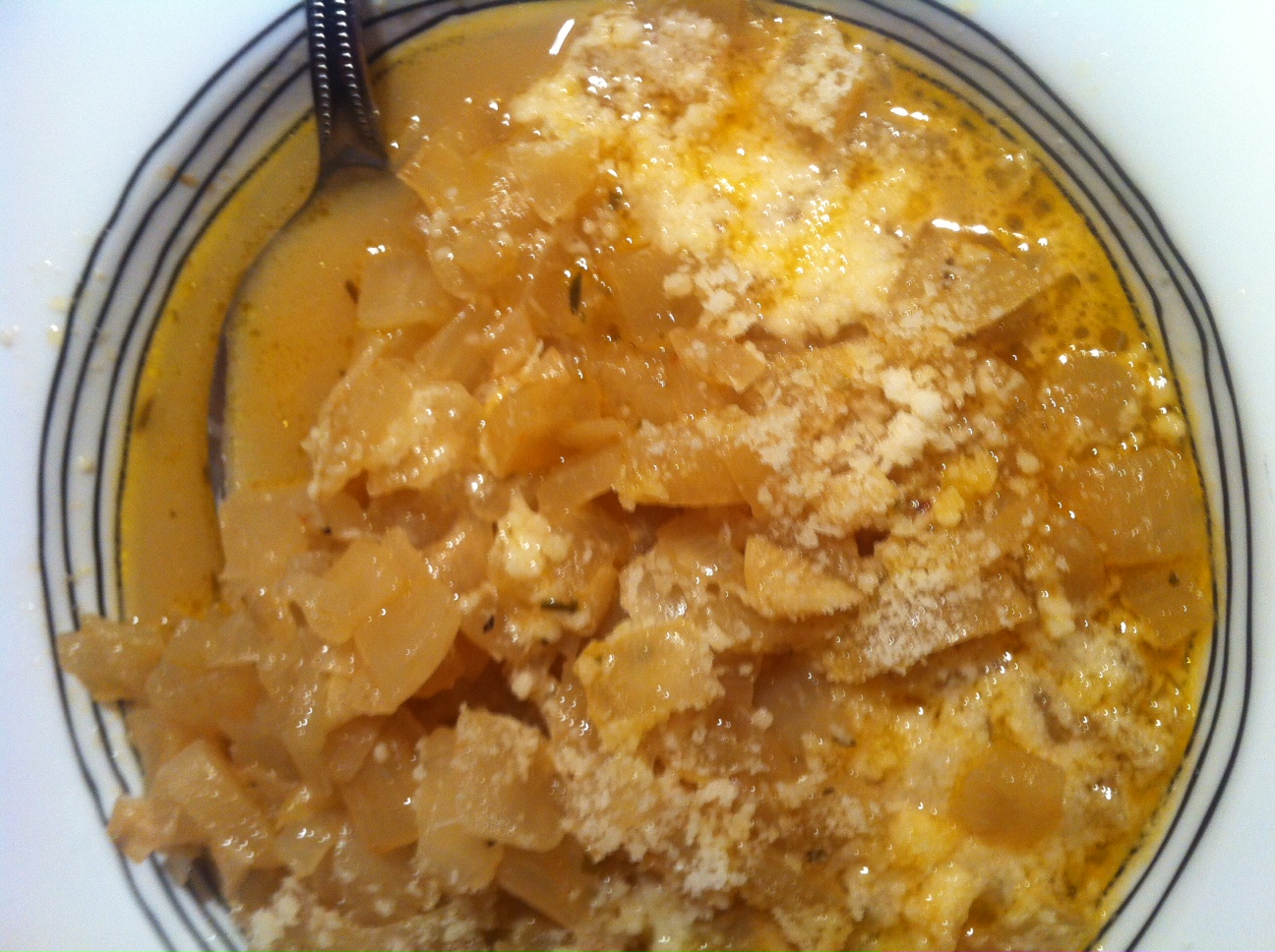 sopa de cebolla