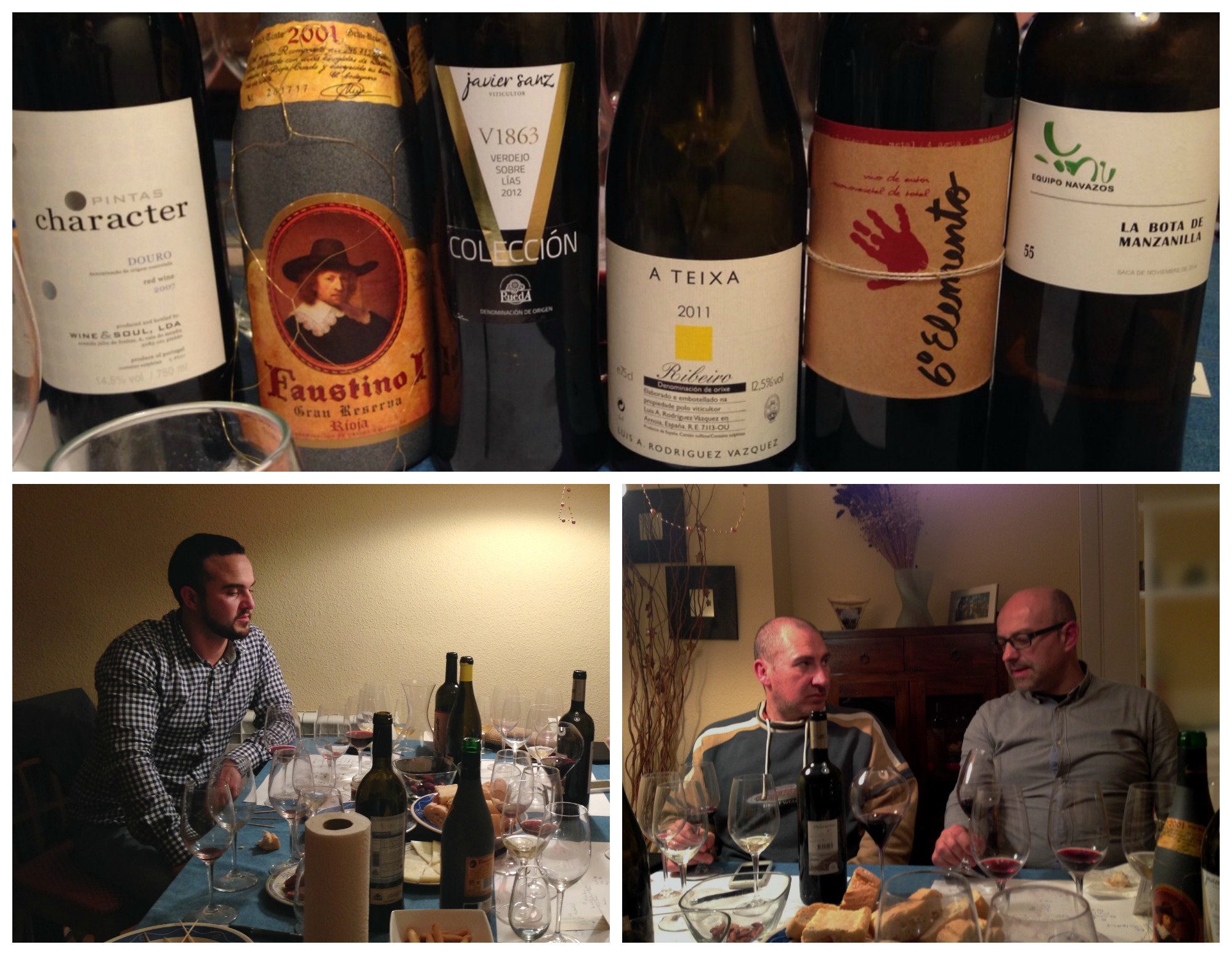 Vinos catados y catadores