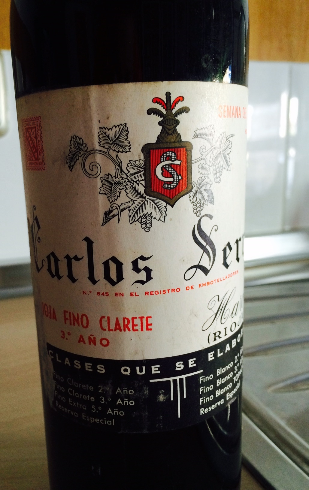 C. Serres Clarete Fino 3er. Año 