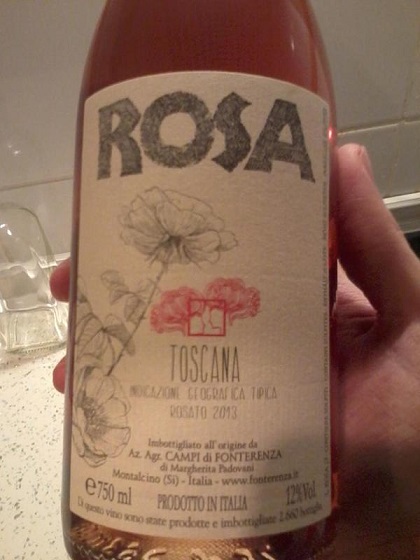 Rosado - Montalcino - Margherita y Francesca Padovani - Campi di Fonterenza - 2013 