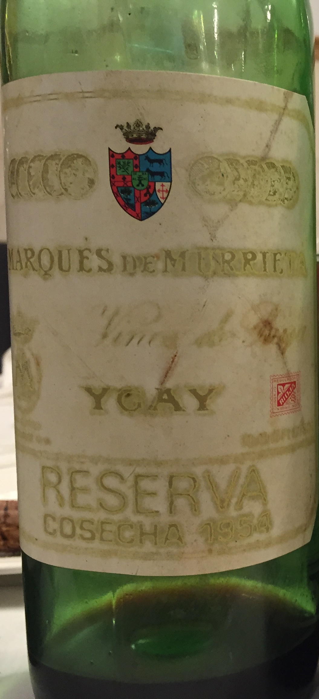 Marqués de Murrieta Rva. 1954
