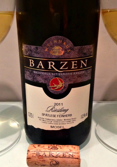 Barzen Riesling Spätlese Feinherb 2011