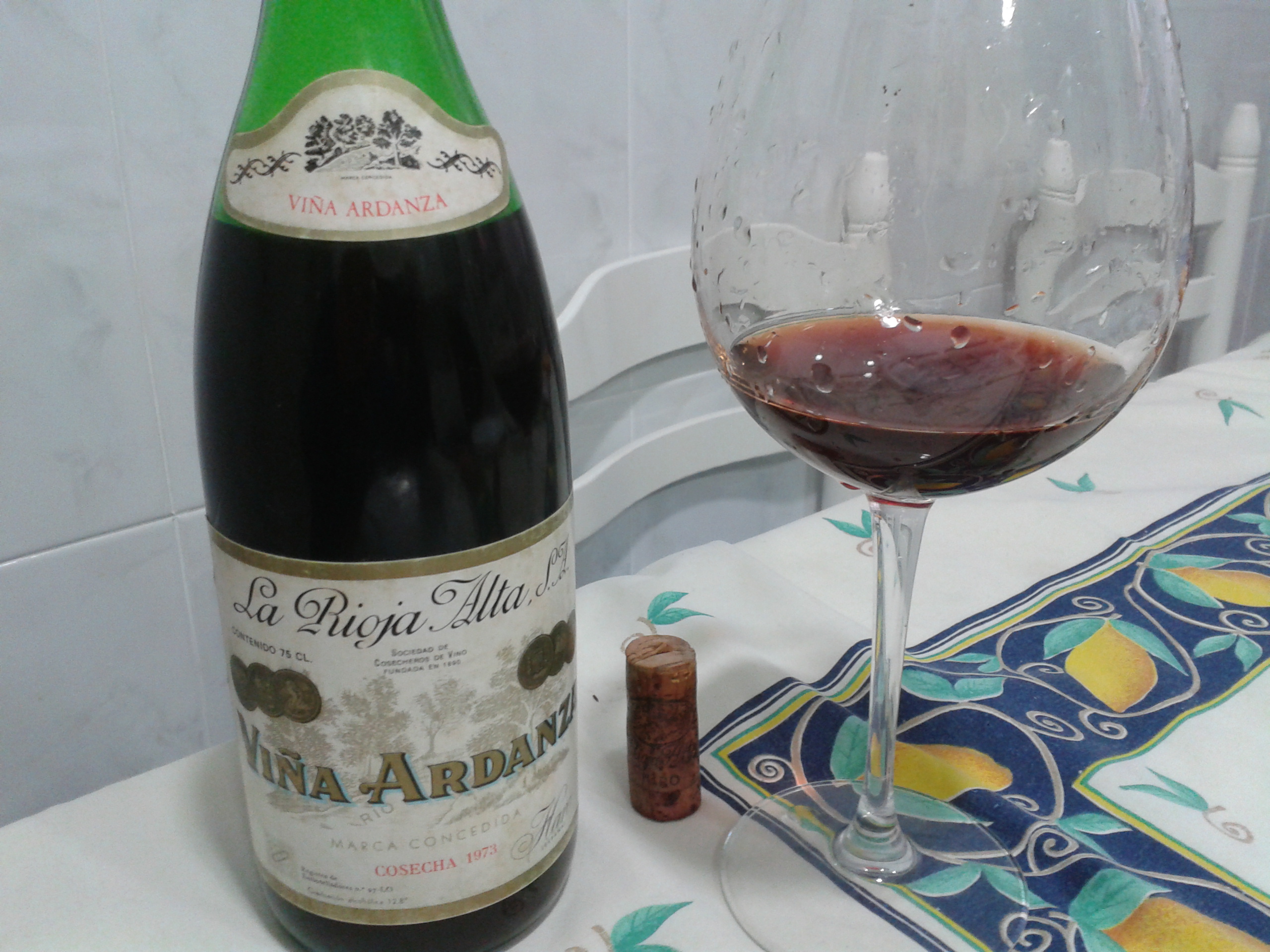 Vina Ardanza Reserva 1973