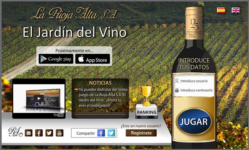 Videojuego El Jardín del Vino