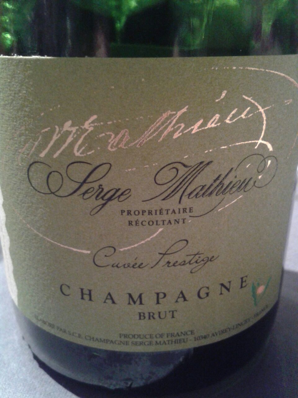 S Mathieu Cuvee Prestige