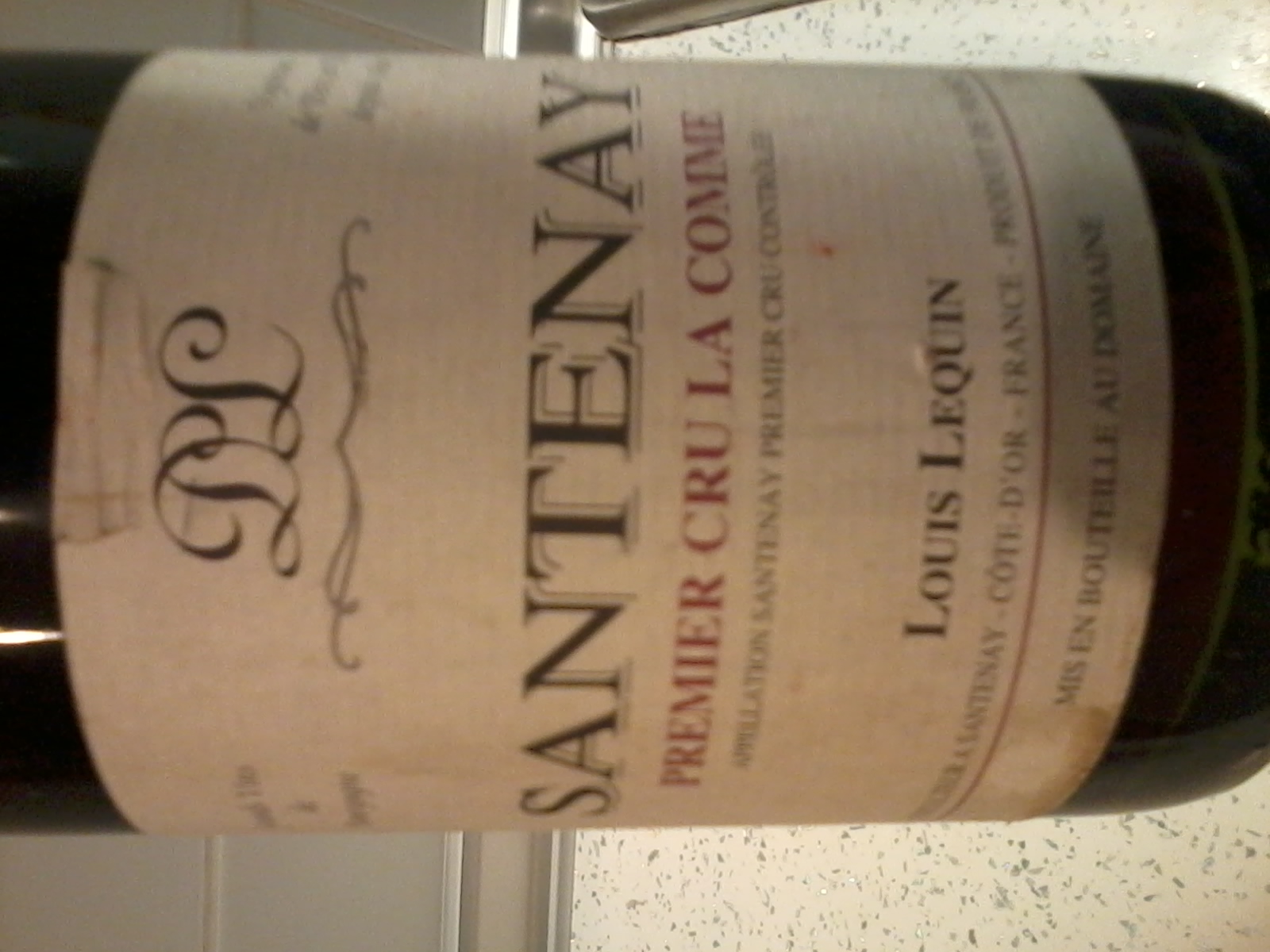 Santenay 1er Cru "La Comme" - L.Lequin - 1995 
