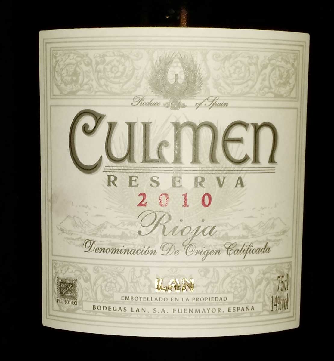 Culmen Reserva 2010